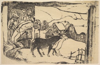 Le Calvarie Breton、1898-99。 作： Paul Gauguin