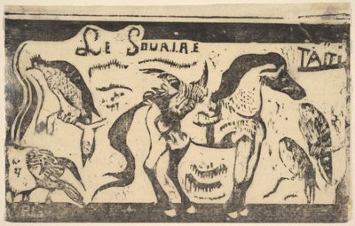 Le Sourire、Taiti Smile、タヒチ、1899年12月。 作： Paul Gauguin