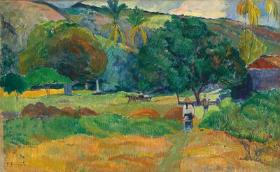 ルヴァロン、1892年 作： Paul Gauguin