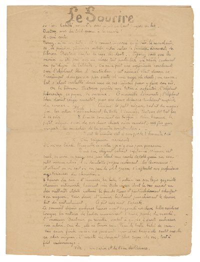 ル・スリール：ジャーナル・セリュー1899年9月19日号 作： Paul Gauguin