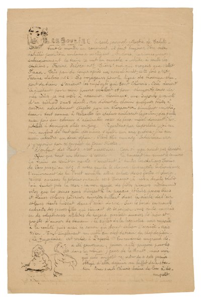 ル・スリール：ジャーナル・セリュー1899年8月21日号 作： Paul Gauguin