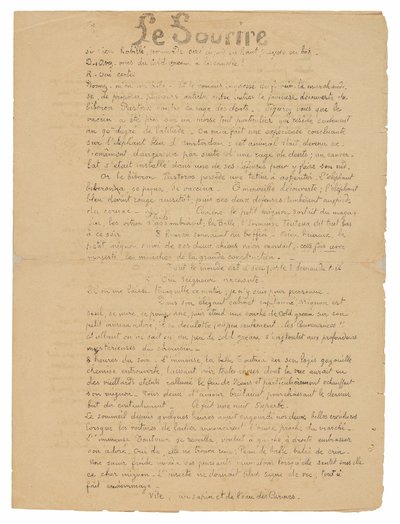ル・スリール：ジャーナル・セリュー1899年9月19日号 作： Paul Gauguin