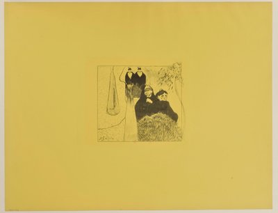 [Die alten Mädchen in Arles] 作： ポール・ゴーギャン