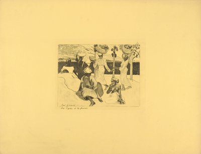 イナゴとアリ - マルティニークのお土産 作： Paul Gauguin