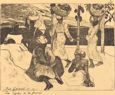 イナゴとアリ: マルティニークの記憶 作： Paul Gauguin