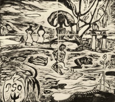 神の熱 作： Paul Gauguin