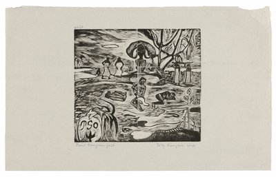 神の日 作： Paul Gauguin