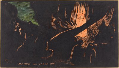 魔のヴァルアイノ (The Devil Speaks) 作： Paul Gauguin