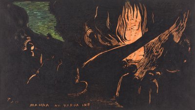 Mahna no Varua Ino The Devil Speaks, 18941895. 作： Paul Gauguin