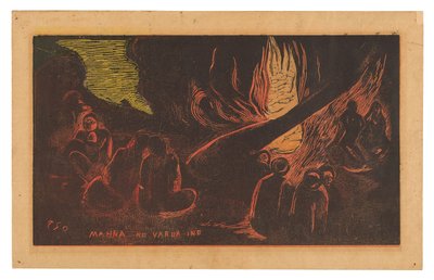 ノア・ノア組曲より「悪魔は語る 作： Paul Gauguin