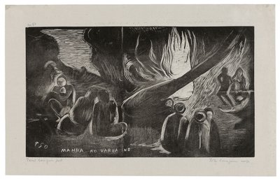 ノア・ノア組曲より「悪魔は語る 作： Paul Gauguin