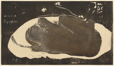 マノマノ（彼女は精神に悩まされている） 作： Paul Gauguin