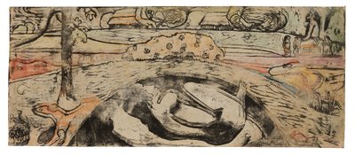 マナオ・トゥパパウ（彼女はゴーストを想う、あるいはゴーストは彼女を想う） 作： Paul Gauguin