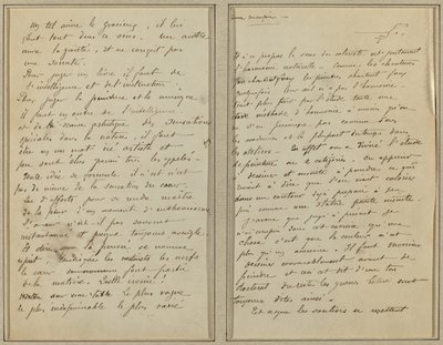 原稿ページ [直訳] 作： Paul Gauguin
