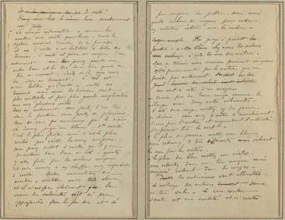 原稿ページ [直訳] 作： Paul Gauguin