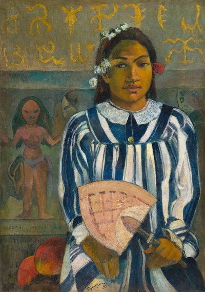 テハマナには多くの親またはテハマナの祖先がいます, 1893. 作： Paul Gauguin