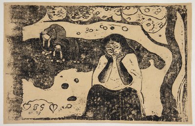 人間の悲惨さ。 作： Paul Gauguin