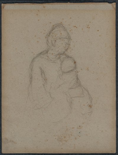 母と子の直腸、1870年代。 作： Paul Gauguin