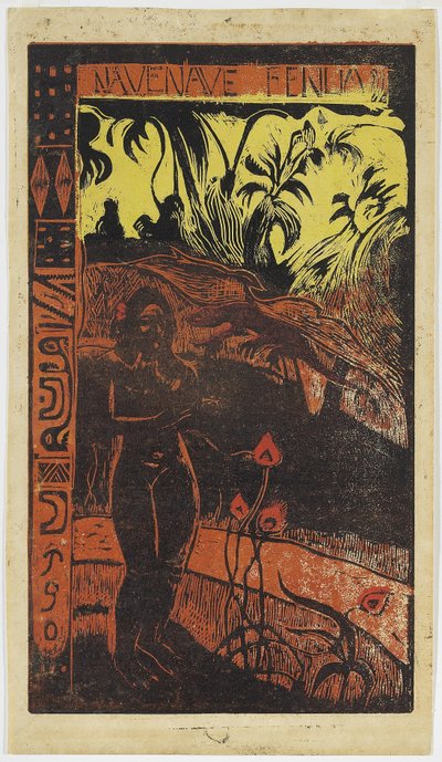 NoaNoaシリーズのNaveNave Fenua 作： Paul Gauguin