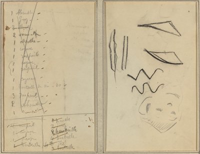 "Neige" (雪); 旅程 [直訳] 作： Paul Gauguin