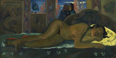 ネバーモア、1897 作： Paul Gauguin