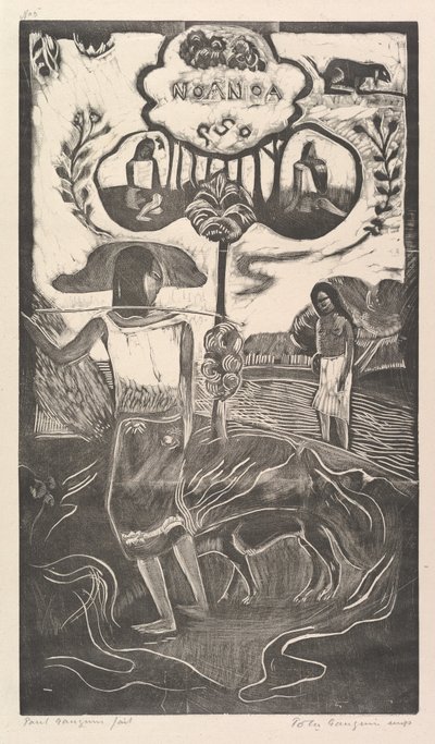 ノア、1893-94年。 作： Paul Gauguin