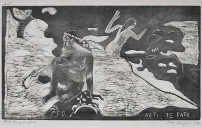 ノア・ノア: 川辺の女たち (Auti Te Pape) 作： Paul Gauguin