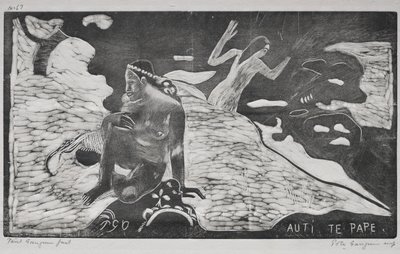 ノア：Auti Te Pape川の女性、1893-94年。 作： Paul Gauguin