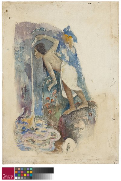 疲れたペープ、1893-94 作： Paul Gauguin