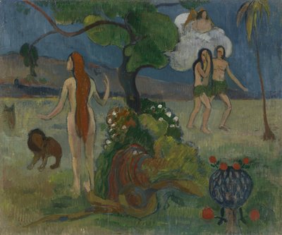 パラダイスロスト、1890年頃（キャンバスに油彩） 作： Paul Gauguin