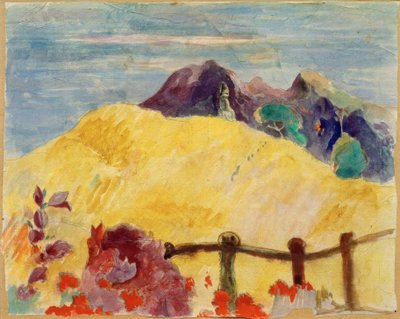 中庭はブロンズ 作： Paul Gauguin