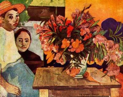 花を持つ農民、1936 作： Paul Gauguin