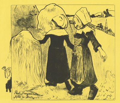 ブルターニュの楽しみジョワ・ド・ブルターニュ、1889年 作： Paul Gauguin