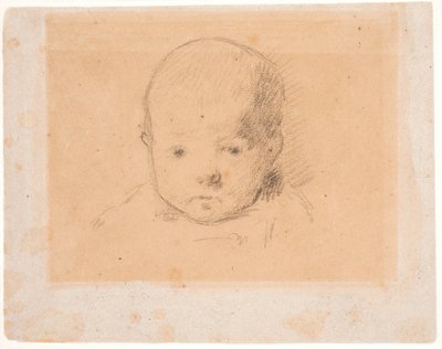 Porträt des Sohnes des Künstlers Clovis, geboren am 10. Mai 1879 作： ポール・ゴーギャン
