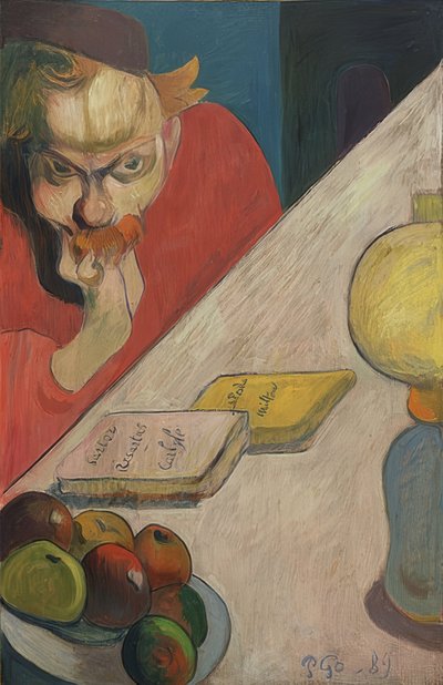 Jacob Meyer de Haanの肖像。 1889 作： Paul Gauguin