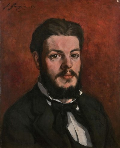 クロードアントワーヌチャールズファーヴルの肖像、1877年。 作： Paul Gauguin