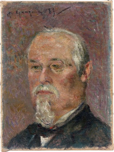 フィリベール・ファーブルの肖像、1885年。 作： Paul Gauguin