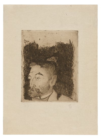 ステファン・マラルメの肖像 作： Paul Gauguin