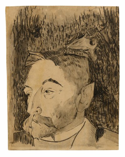 ステファン・マラルメの肖像 作： Paul Gauguin