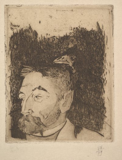 ステファンマラルメの肖像、1891年。 作： Paul Gauguin