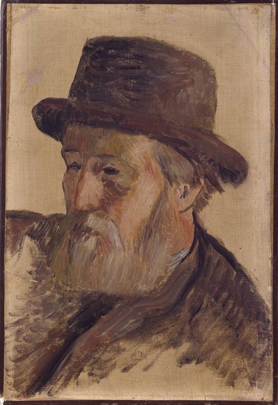 男の肖像、1880年頃（キャンバスに油彩） 作： Paul Gauguin