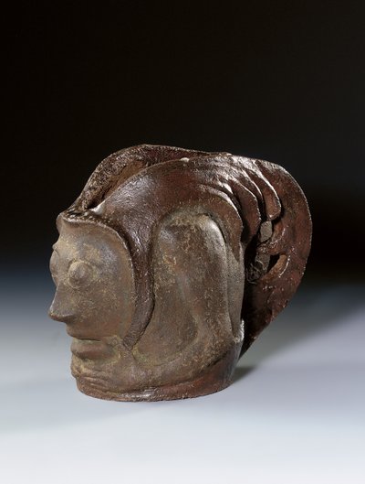 グロテスクな頭の形をした鍋、1895年頃 作： Paul Gauguin
