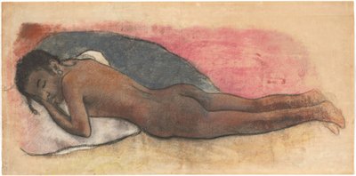 リクライニングヌード [recto] 作： Paul Gauguin