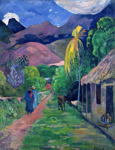 タヒチ通り 作： Paul Gauguin