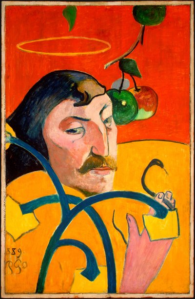 自画像 作： Paul Gauguin