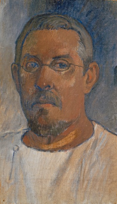 眼鏡をかけた自画像、1903 年。 作： Paul Gauguin