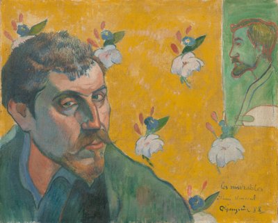 バーナードの肖像画、「LesMisérables」の自画像 作： Paul Gauguin