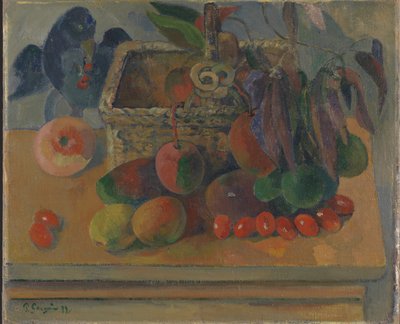 静物、1899年。 作： Paul Gauguin