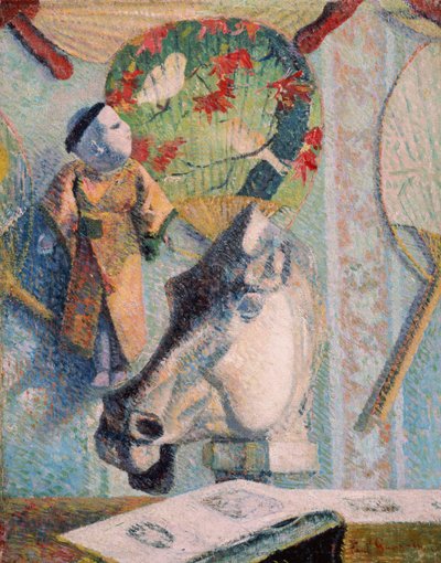 馬の頭のある静物 作： Paul Gauguin