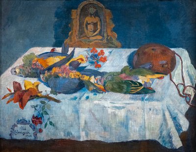 オウムのある静物 作： Paul Gauguin